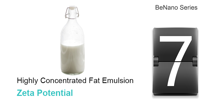 Fat emulsion zeta potential analysis