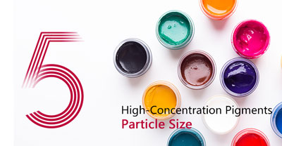 High-concentration pigment size analysis with DLS